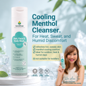 Hair, Face & Body Wash 200ML (Peppermint Menthol) [HFBW-PM0200FX1]